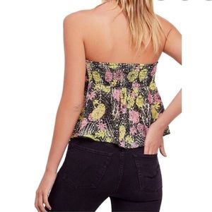 Free People Floral Tube Top